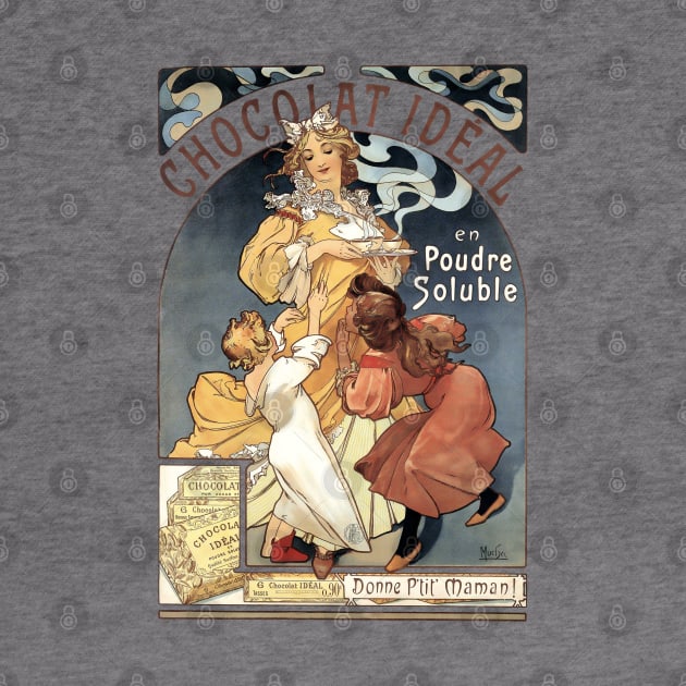 Art Nouveau Poster for Chocolate Ideal by UndiscoveredWonders